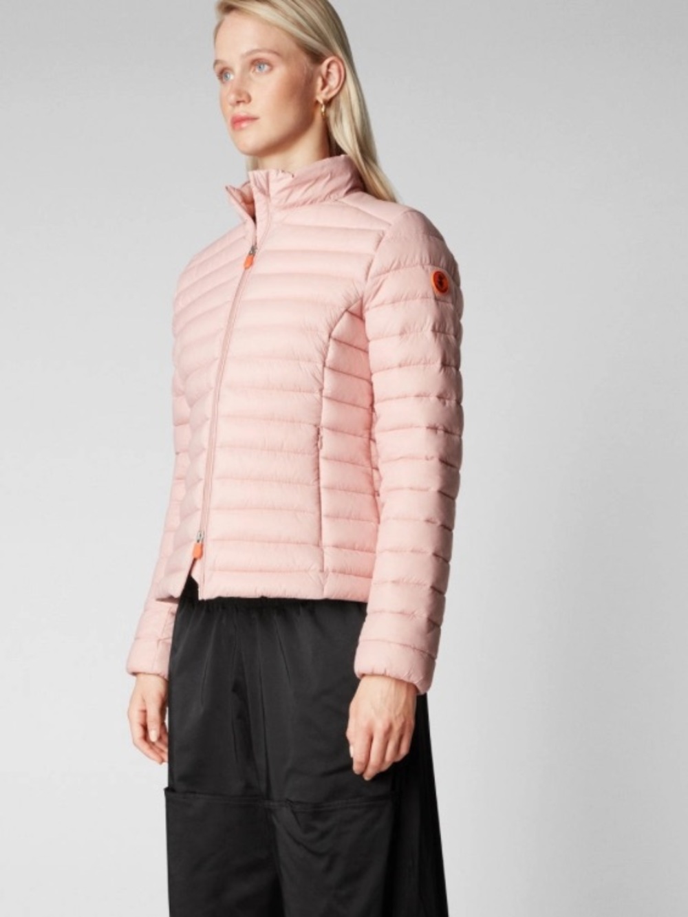 Save The Duck Jacket Puffer Women D3597W Blush Pink Large